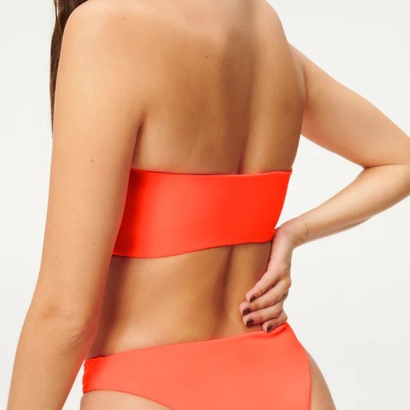 NWOT Good American better band bandeau swim top - Picture 2 of 8